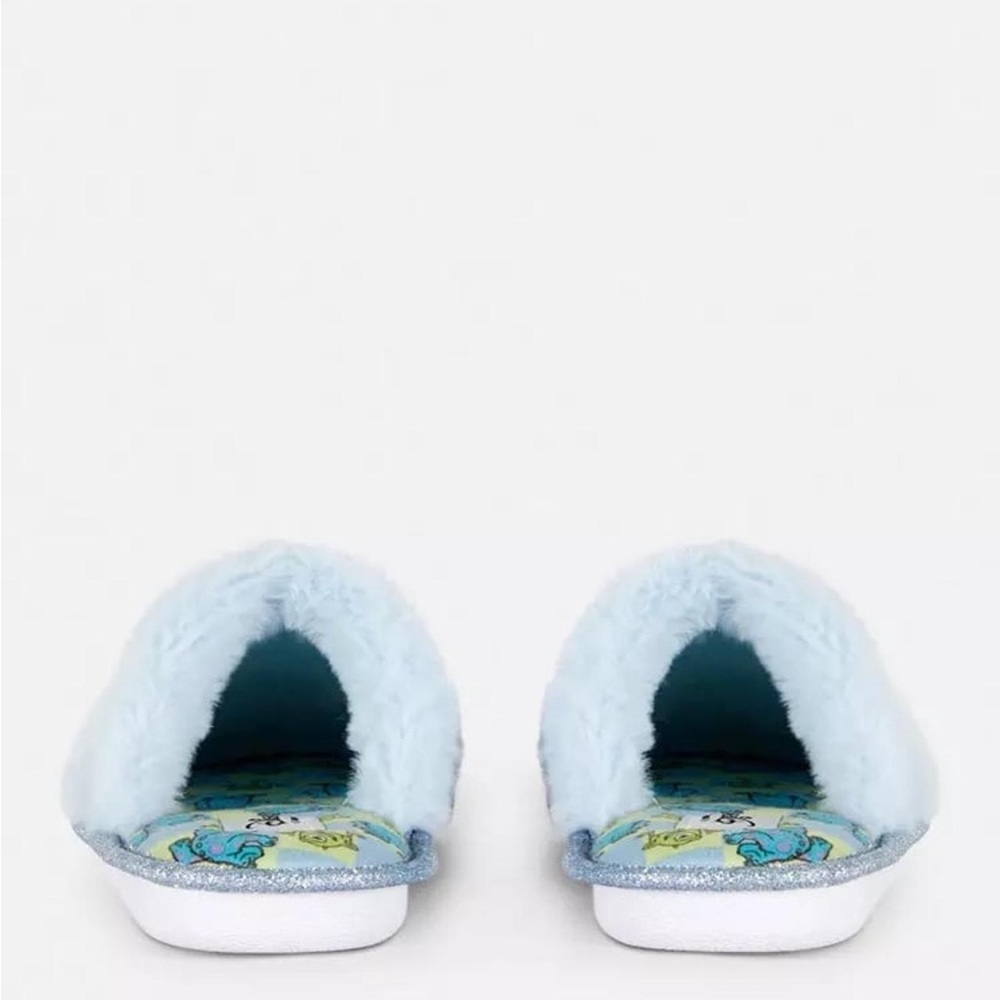Disney Pixar Monsters Inc Sully and Mike Wazowski Fuzzy Slippers Size 7/8 - Picture 6 of 7